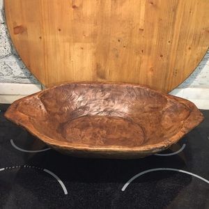 Wood Dough Bowl